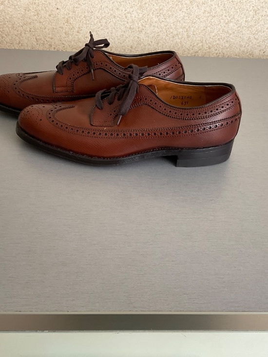 Alden new brown leather shoes main image 4